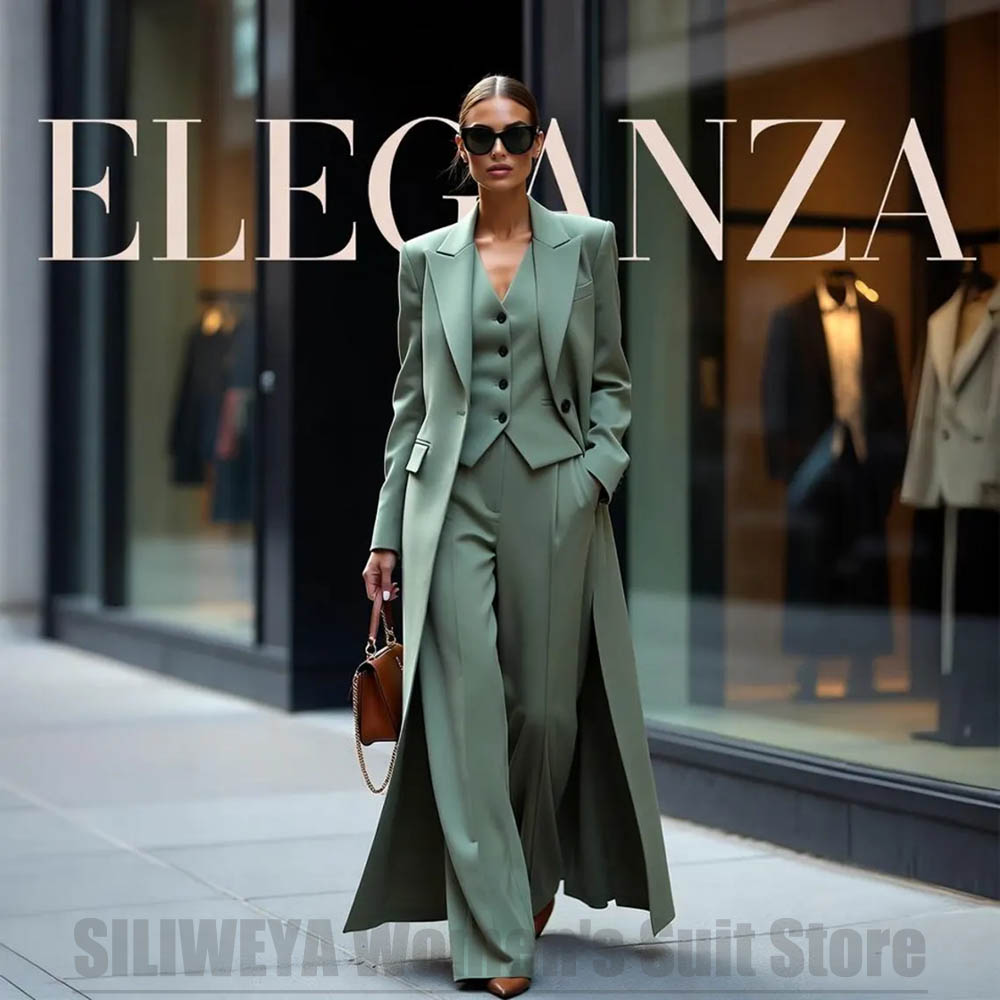 Women Formal Wear Outfits - Chic Women's Suit Set Three Piece