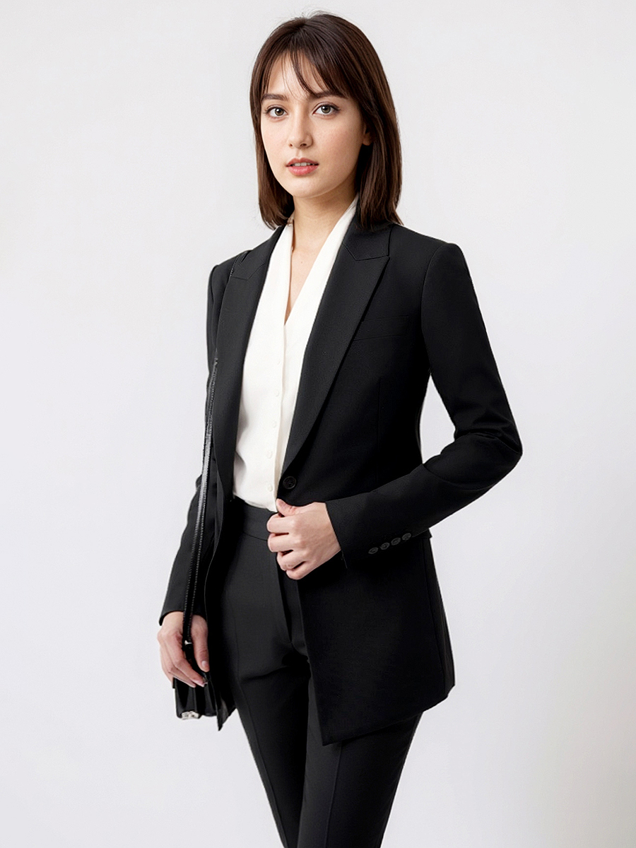 Women Luxury Formal Wear - Women Suits Set Blazer Pant Office