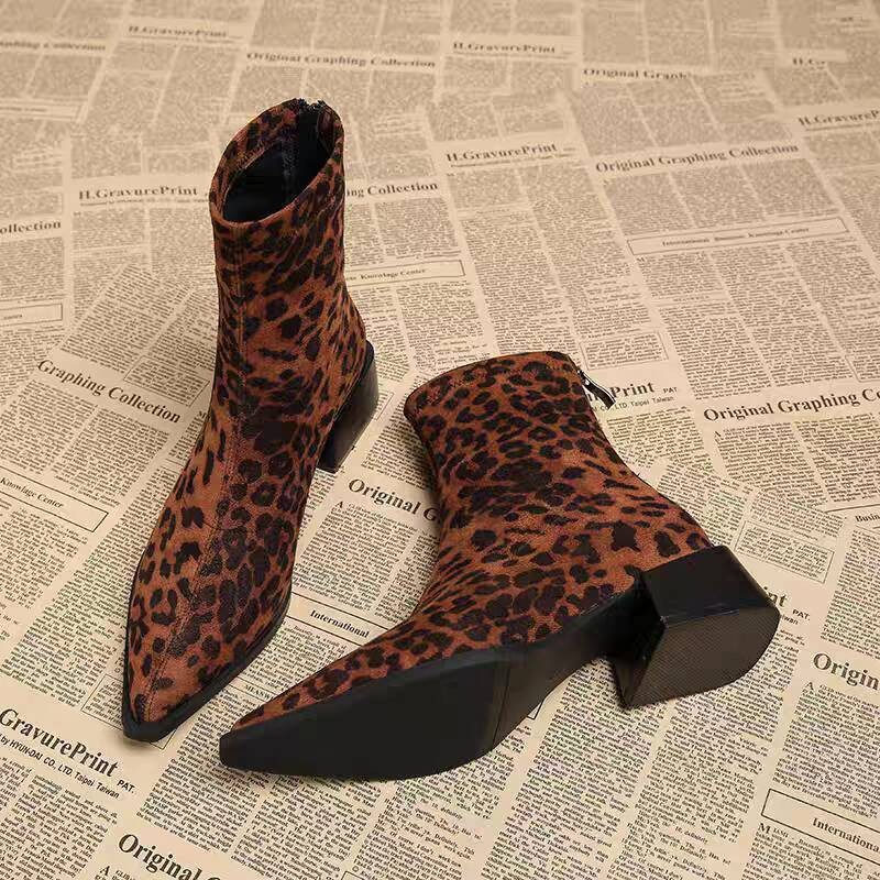 Vintage Women'S Formal Wear - New Low Heel Women Mordern Ankle