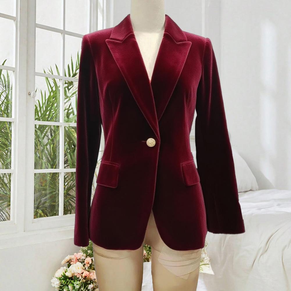 Women'S Formal Wear For A Wedding - Velvet Large Size Women Prom Peaked