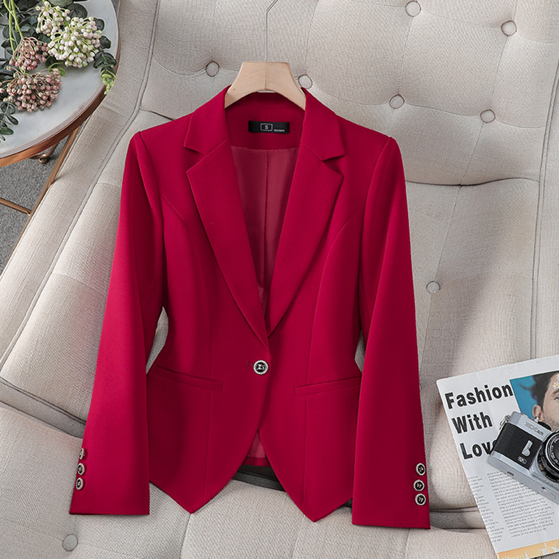 New Fashion Female Formal Blaz - Women'S Red Formal Wear review and price