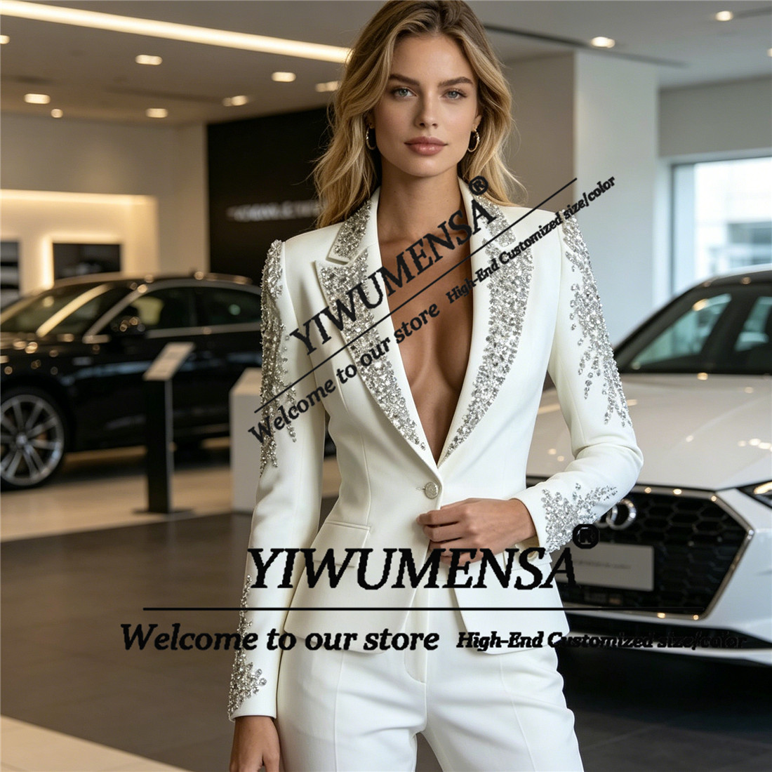 Luxury Women Suits 2 Pieces Se - Women Formal Wear Outfits review and price