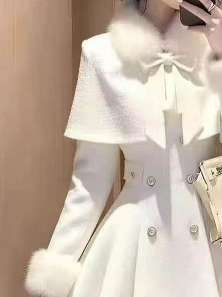 French Elegant Vintage Woolen  - Vintage Women'S Formal Wear review and price