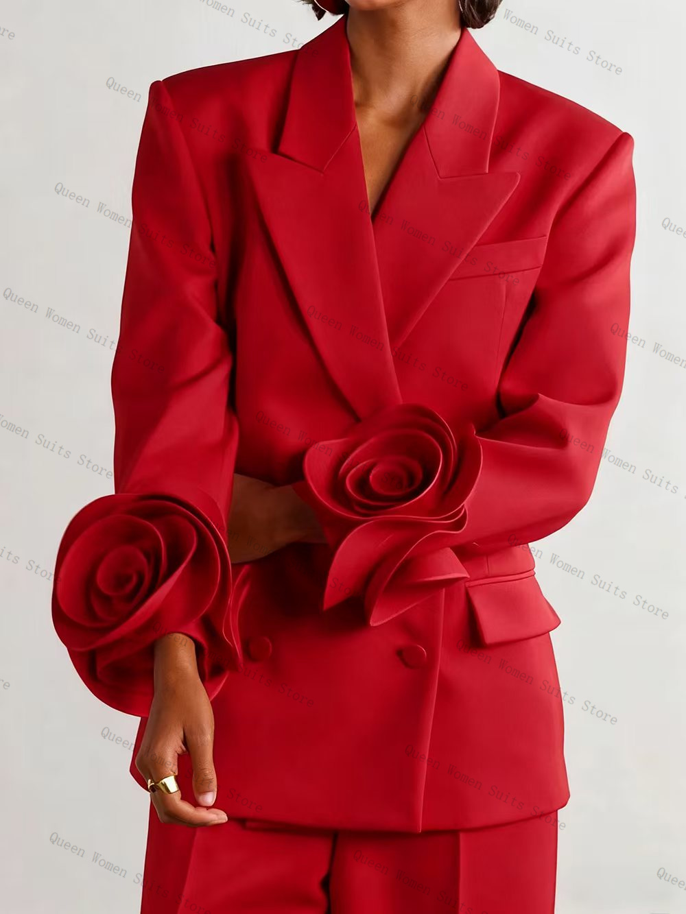 Luxury Red Women Suit Set 2 Pc - Women'S Red Formal Wear review and price