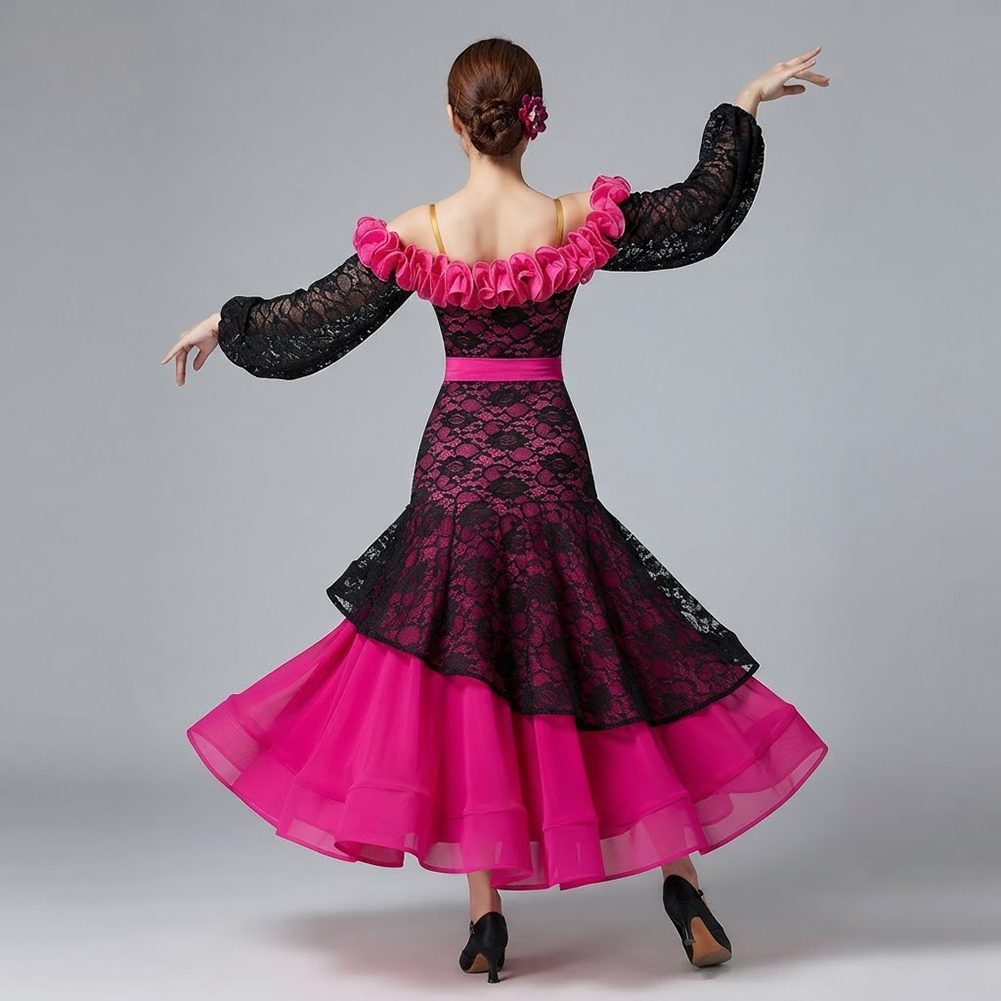 Women's Rose Red Ballroom Danc - Women'S Red Formal Wear review and price