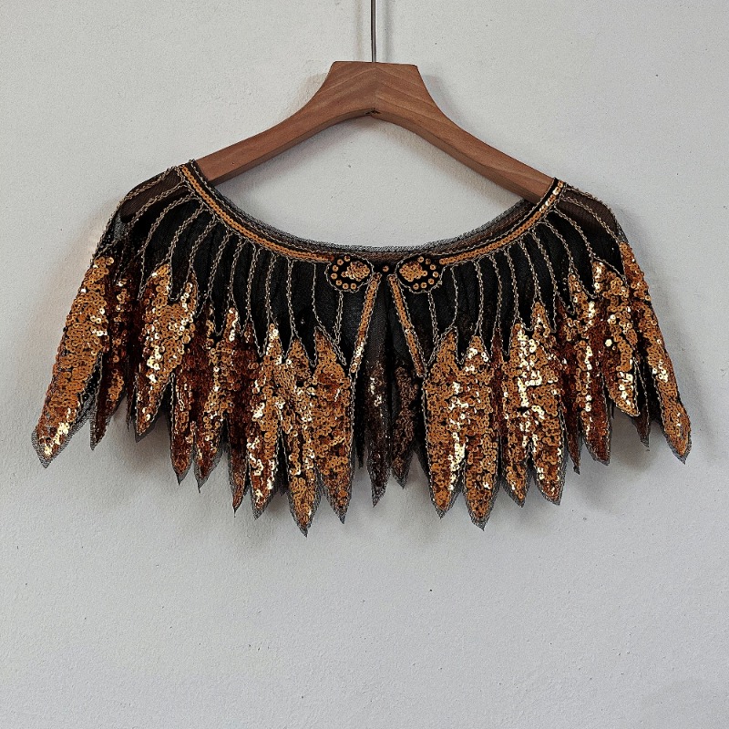 Ladies Sequins Leaf Lace Flapp - Vintage Women'S Formal Wear review and price