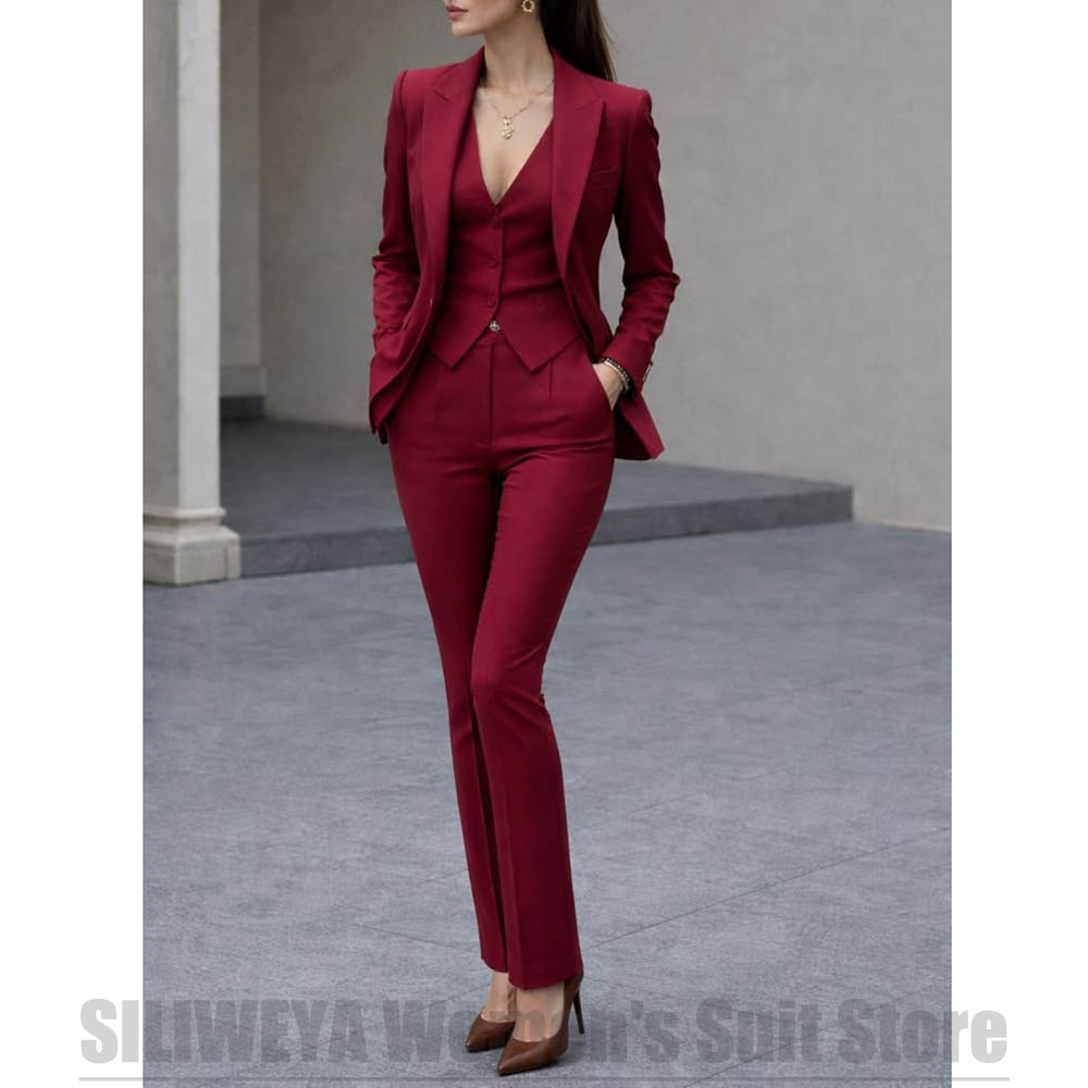 Women 3 Piece Suit Set Blazer  - Women Formal Wear Outfits review and price