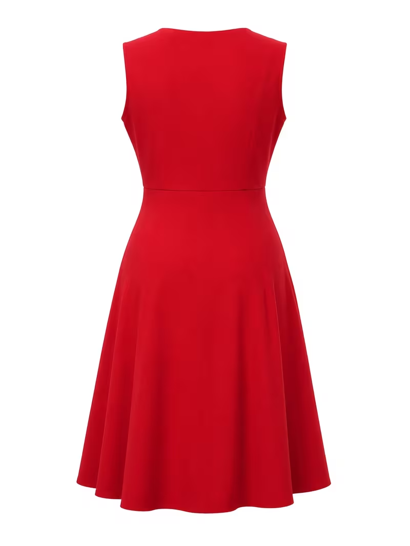 Plus Size Women Red Polka Dot  - Women'S Red Formal Wear review and price